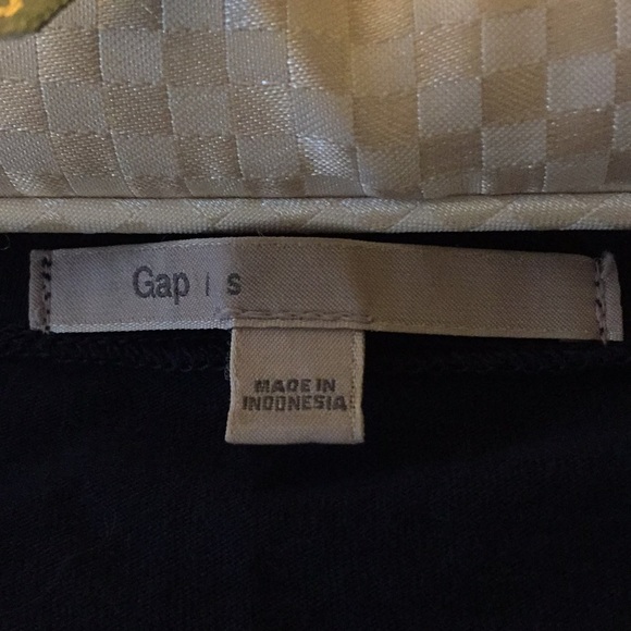 GAP navy blue and white striped sequin top - Picture 3 of 8
